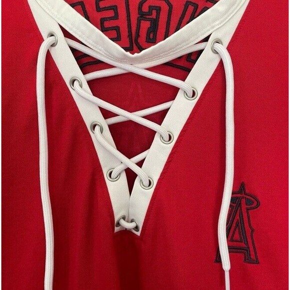 Victorias Secret New Era MLB Baseball LA Angels Jersey Tunic Oversized Medium - Picture 3 of 11